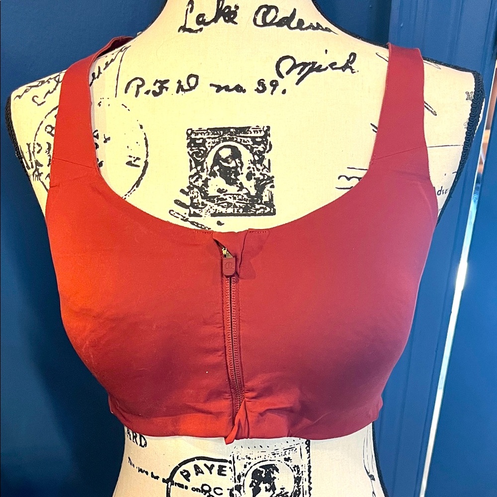 Women's Lululemon Zip-Front Sports Bra